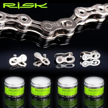 RISK 6/7/8/9/10/11 Скоростная велосипедная цепь Набор замков разъема Quick Link MTB Road