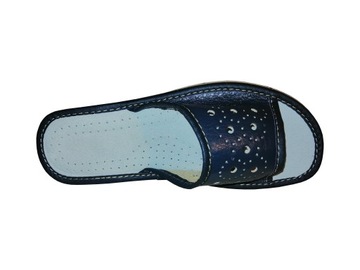 Женские кожаные тапочки