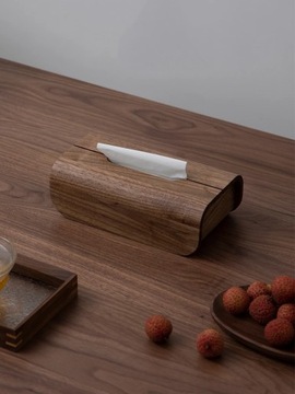 Simple Wooden Tissue Box Extractable Type Paper Towel Napkin Holders Home