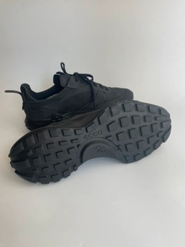 Ecco skórzane czarne buty sneakersy sneaker goretex 46