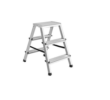 DWUSTRONNA DRABINA DRABINKA 3 STOPNIE ALUMINIOWA