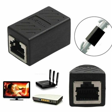 ZŁĄCZKA PRZEDŁUŻKA ŁĄCZNIK 2x RJ 45 LAN UTP FTP