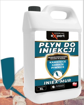 Płyn do iniekcji INIEX-MUR preparat do osuszania piwnic garaży kamienic