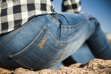 ТЕМНО-СИНИЕ БРЮКИ BROGER CALIFORNIA RAW