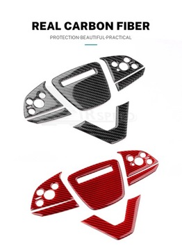 Чехол на раму рулевого колеса AIRSPEED из настоящего мягкого углеродного волокна для Tesla