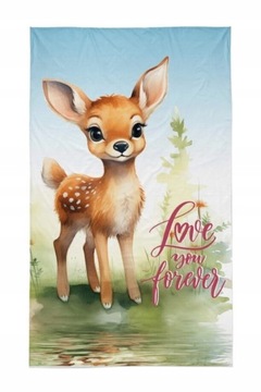Sarna sarenka bambi ręcznik do rąk do przedszkola 30X50