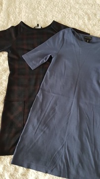 2 Sukienki New Look kratka + kolor indygo 36/38