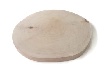 Plastry drewniane krążki brzoza BEZ KORY 8-10 cm
