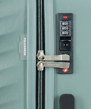 PUCCINI PC032A-5C VALENCIA большой чемодан зеленый, из поликарбоната