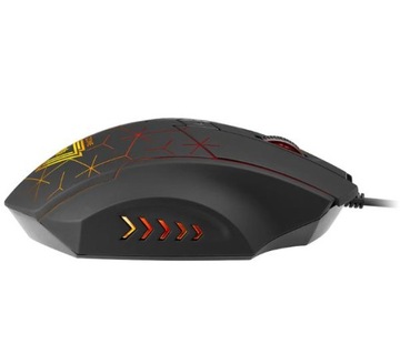 Mysz gamingowa przewodowa Tracer Gamezone XO USB Optyczna 1600 dpi Czarna