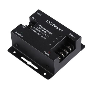 Kontroler ściemniacz LED jeden kolor 18 A pilot RF