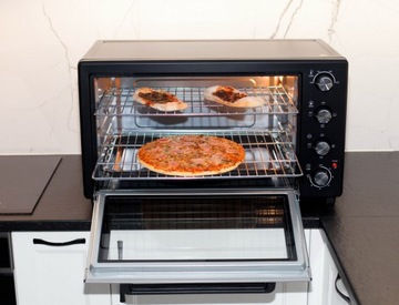 МИНИ-ОТДЕЛЬНО СТОЯЩАЯ ДУХОВКА BERLINGER 65 Л КОНВЕКЦИЯ РАЗЛИЧНАЯ СВЕТ 2X СТЕКЛО