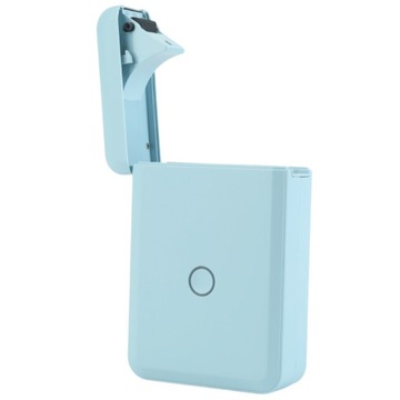 Синий мини-термопринтер этикеток Niimbot D110 с приложением