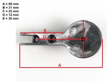 OMNIRES УНИВЕРСАЛЬНАЯ НИЖНЯЯ ПЕТЛЯ ДЛЯ ЭКРАНА