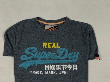 Superdry T-Shirt Koszulka Męska Unikat Logo M L