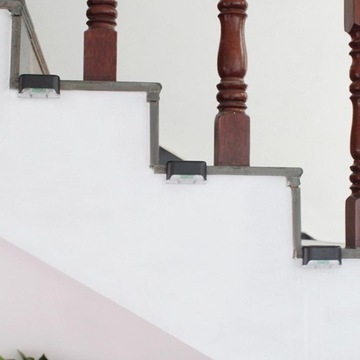 8 шт. ВОДОНЕПРОНИЦАЕМАЯ СОЛНЕЧНАЯ САДОВАЯ ЛАМПА для лестниц и т. д.