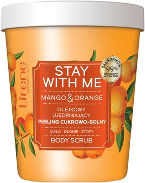 LIRENE STAY WITH ME PEELING CUKROWO-SOLNY UJĘDRNIAJĄCY MANGO&ORANGE 200 G.