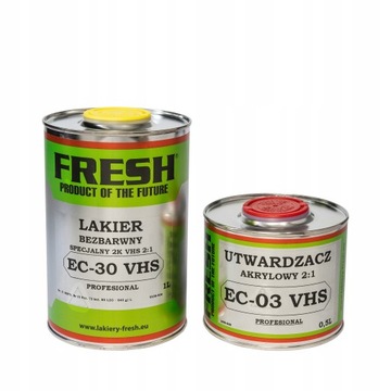 FRESH Lakier Bezbarwny EC-30 VHS 1+0,5 PROFESIONAL