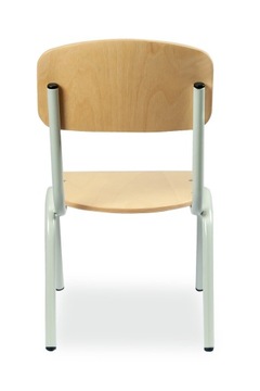 Krzesło do przedszkola KUBUŚ szare rozmiar 0