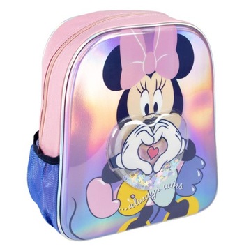 Myszka Minnie plecak 3D plecaczek konfetti Mini