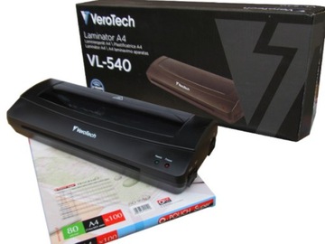 Laminator A4 Verotech VL-540 + zestaw 130 folii !