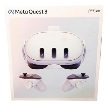 Meta Quest 3 512GB - Gogle VR 4128 x 2208 120 Hz Direct Touch TruTouch