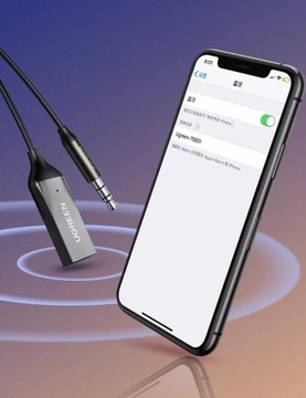 Аудиоприемник Ugreen Bluetooth 5.3 USB-кабель AUX Аудиоадаптер Черный