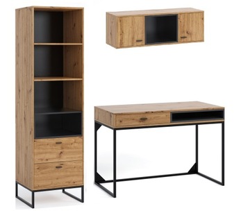 zestaw loft biurko regał młodzieży dzieci Olier B