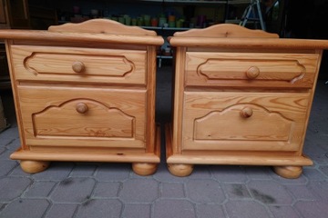 Szafka nocna nakastlik drewniany barek design