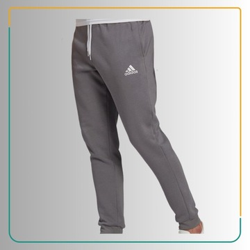 Spodnie Męskie Adidas Dresowe Szare Bawełniane Entrada 22 Sweat Pants L