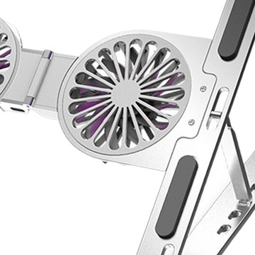 2x охлаждающая подставка для ноутбука 7, регулируемая