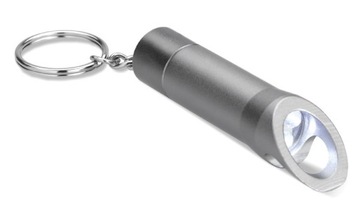 Metalowa latarka Led BRELOK z otwieraczem !!!