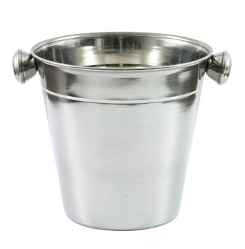 Wiaderko do lodu, pojemnik na lód, 14cm, stal 1,4L KH-1241
