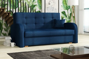 VIGA III GOLD wygodna sofa trójka sprężyny łóżko