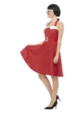 НАРЯД 50-Х РЕТРО ПЛАТЬЕ КРАСНОЕ м