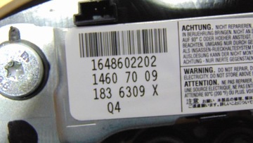 AIR NÁDRŽ ULOŽENÍ ŘIDIČE MERCEDES W164 X164 ML GL