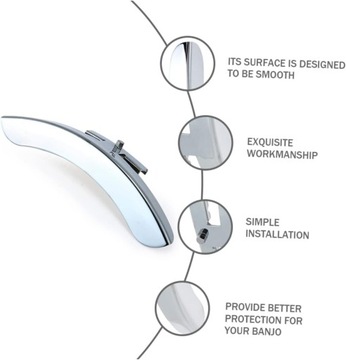 Часть гриля банджо Металлический подлокотник банджо Пластина банджо