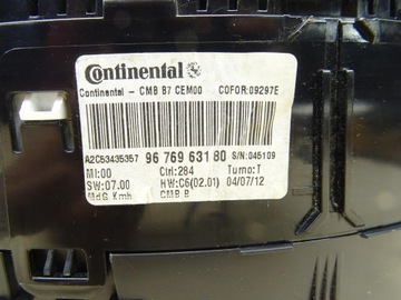 CITROEN C4 II PŘÍSTROJOVÁ DESKA BUDÍK 9676963180