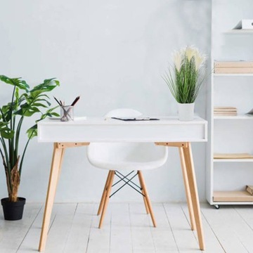 ИСКУССТВЕННАЯ ПАМПАССНАЯ ТРАВА В ГОРШКЕ ДЕКОРАТИВНАЯ ТРАВА 45см