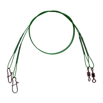 Przypony stalowe Nylstar 10kg dł. 20cm 1x7 - Konger 2szt.