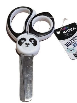Nożyczki szkolne Kidea 8 cm panda