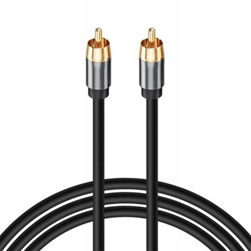 ЦИФРОВОЙ АУДИОКАБЕЛЬ КОАКСИАЛЬНЫЙ КАБЕЛЬ RCA/RCA Hi-Fi SPDIF 2x RCA 500 см 5 метров