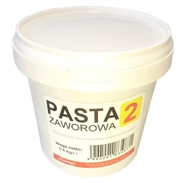 PASTA ZAWOROWA 2 POLEROWANIE METALI ZAWORÓW 500G