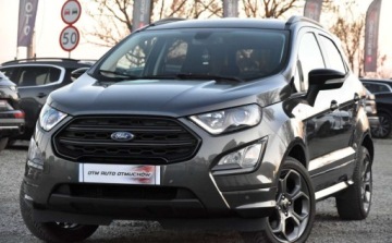 Ford Ecosport II SUV Facelifting 1.0 EcoBoost 125KM 2019 Ford EcoSport ST-line Idealny LED skora ALCANTARA navi. Benzyna 125KM, zdjęcie 13
