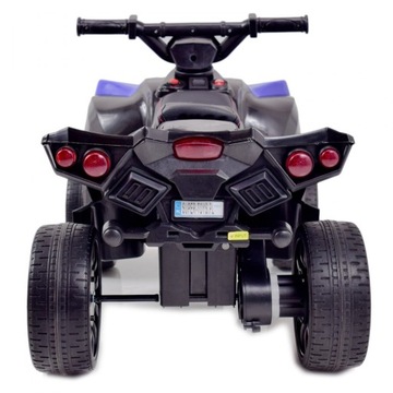 Квадроцикл с аккумулятором EVA, мягким сиденьем, 2 аккумуляторами.