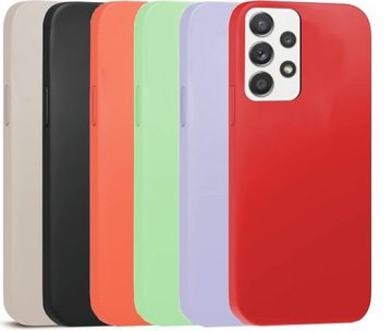 ЧЕХОЛ ДЛЯ SAMSUNG A52 4G/5G A52S СИЛИКОНОВЫЙ ЦВЕТ ТОНКИЙ СИЛИКОН + СТЕКЛО