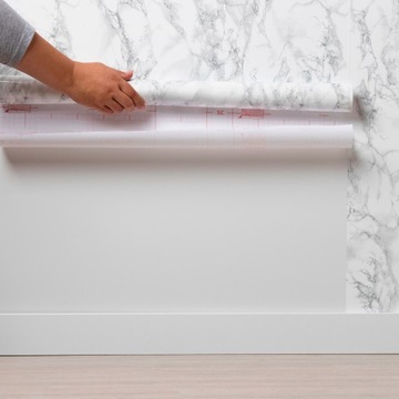 Самоклеящийся мебельный шпон для столешниц, мебельных дверей, СЕРЫЙ МРАМОР 122СМ