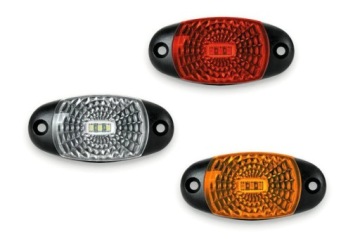 СВЕТОДИОДНЫЙ ГАБАРИТНЫЙ ФОНАРЬ БЕЛЫЙ FT-025 B АВТОМОБИЛЬНЫЙ ПРИЦЕП ПЕРЕДНЕГО ПОЗИЦИОНИРОВАНИЯ ГРУЗОВИКА