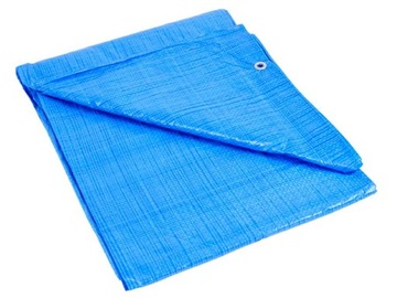 Брезент 10х10м светлый/синий +/-5% GEKO G01966