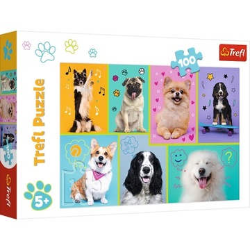 Puzzle Trefl W świecie piesków PIESKI 100 elementów prezent